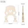 Cello Parts Cello Bridge 1/2 1/4 4/3 1/8 Size Cello String Bridges Musical Instrument Accessory Maple Wood Cello Bridge