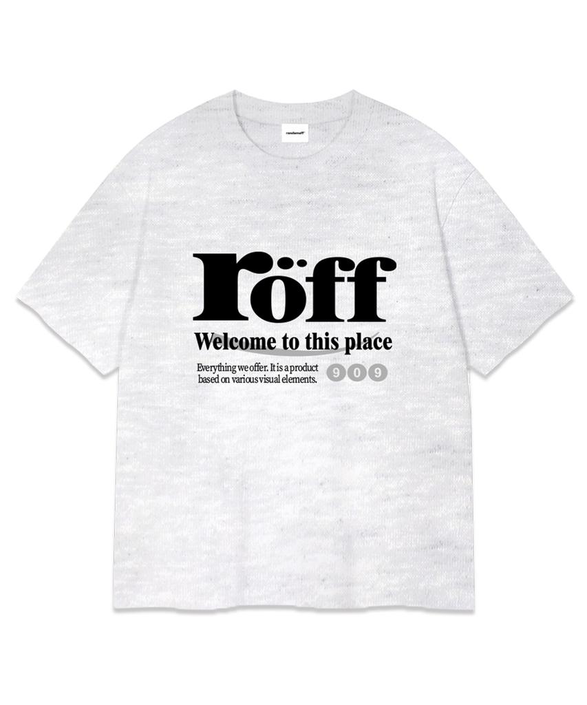 RANDOMOFF Röff Type Play Over Fit T-Shirt (4Color)