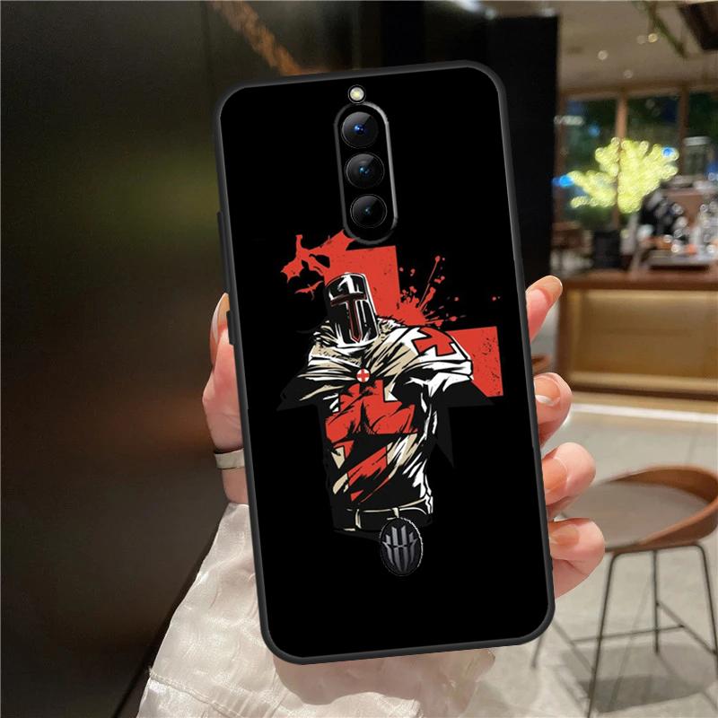 Christian Templar Knights Case For ZTE Nubia Red Magic 8 Pro 8S Pro Plus RedMagic 9 Pro Plus 6 7 6S 7S 6R 5S 5G Cover