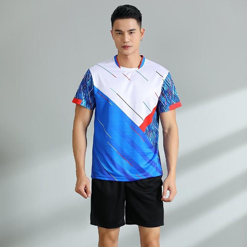Unisex Quick-Dry Sport Set Badminton Tennis Volleyball Ping Pong Training Competition Athletic Wear