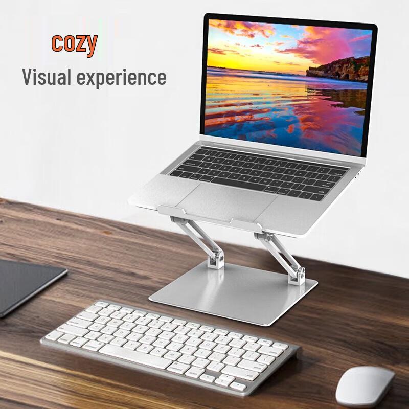 ECOLA Portable Dual-Axis Laptop Stand with Stepless Height Adjustment