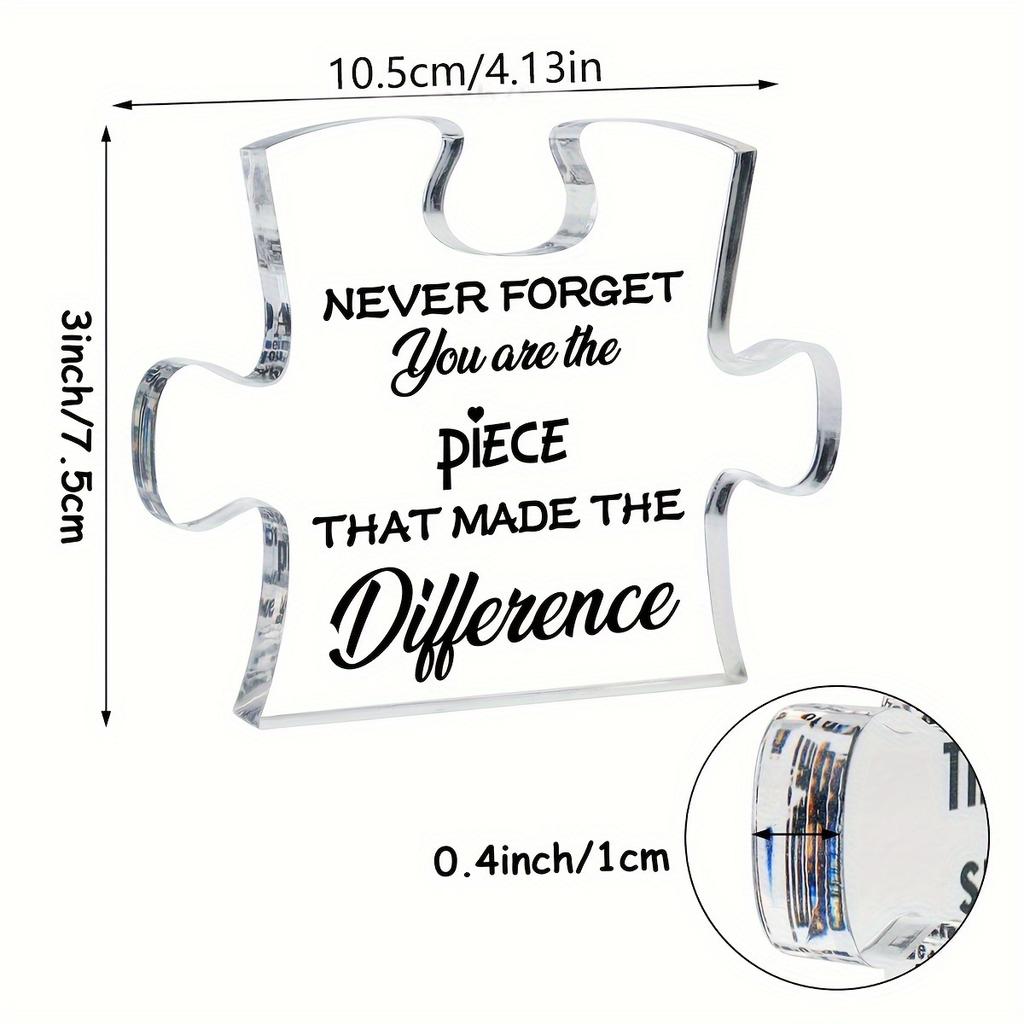 22D Flat Acrylic Colleague Gift Decoration, Indoor and Outdoor Decoration - No Battery/electricity Required, Free Day Decoration, Shop Decoration,