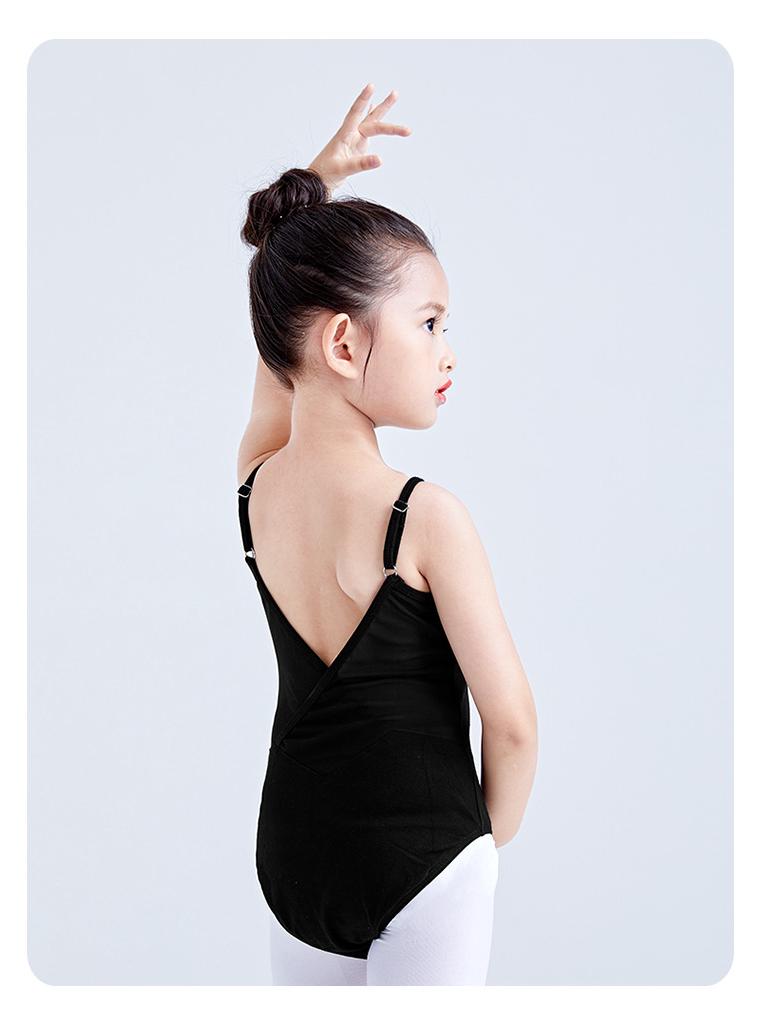 Girls' Summer Spaghetti Strap Leotard Ballet Dance Practice Costume