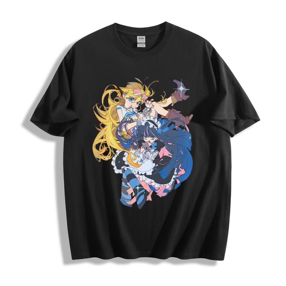 Anime Duo Action Unisex T - Shirt - Stunning Character Design Tee