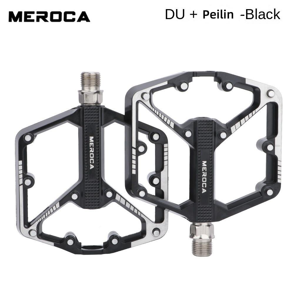 Durable MEROCA Bicycle Pedals Ultralight Non-slip Bike Pedals Aluminium Alloy Sealed DU Bearing Cycling Accessories