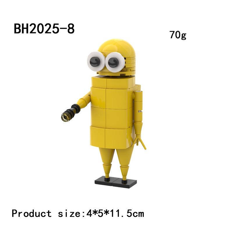 Repo Bausteine Spielzeug REPO Blocks Set Horror Kopf Mann Ente Unbekannter Dünner Mann Fliege Konstruktionsblock Figuren für Jungen Geschenke