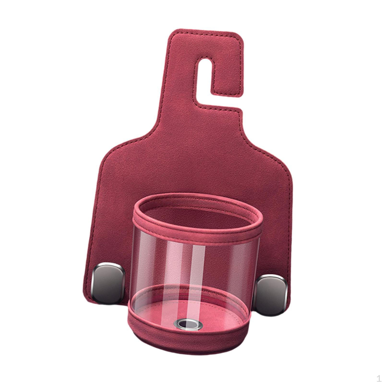 

Автомобильный держатель для стаканов, съемный, экономящий место, подвесной органайзер для хранения вещей, крючок для сиденья красный