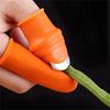 Vingerbeschermer Siliconen Duimmes Beschermer Tandwielen Snijden Groente Oogstmes Knijpen Plantenmes Scharen Handschoenen