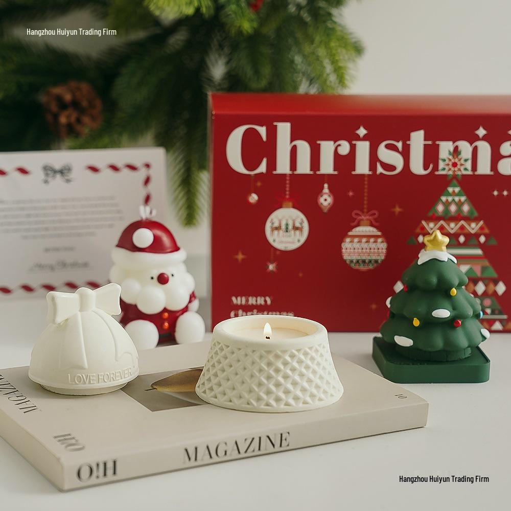 Santa Claus Scented Candle Gift Set - Festive Fragrance for Holiday Atmosphere