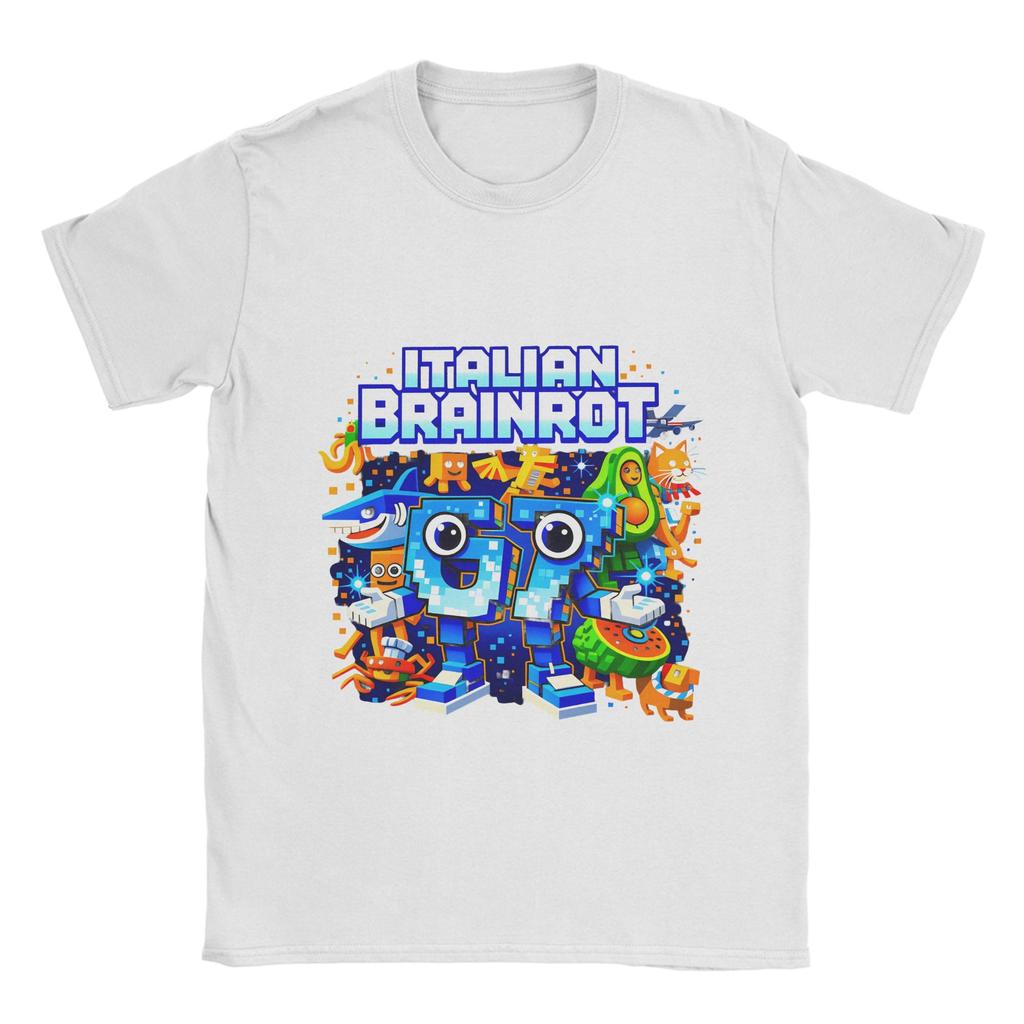 Italian Brainrot 67 TShirt Summer Pure Cotton T Shirts For Adult Harajuku Pattern Tee Shirt Short Sleeve Y2K Basic Top Tees