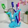 Oktopus-Tentakel Zahnbürstenhalter 3D-gedruckt Küsten-Ozean-inspiriertes Badezimmer-Organizer Nautischer Meeresbewohner Zahnbürstenständer für Arbeitsplatte