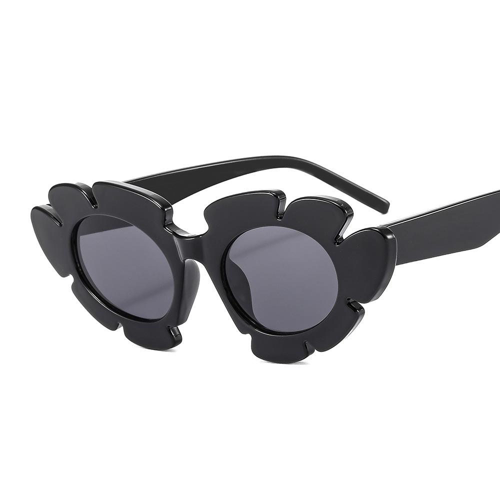 Fashion Cat Eye Bright Powder Candy Colors Sunglasses Women Retro Brand Designer Flower Eyewear Men Trending Sun Glasses Uv400