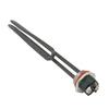 120W Electric Heating Tube 1-1/4 Inch Threaded Type Folding Thermostat Tube for Hot Water Tank and