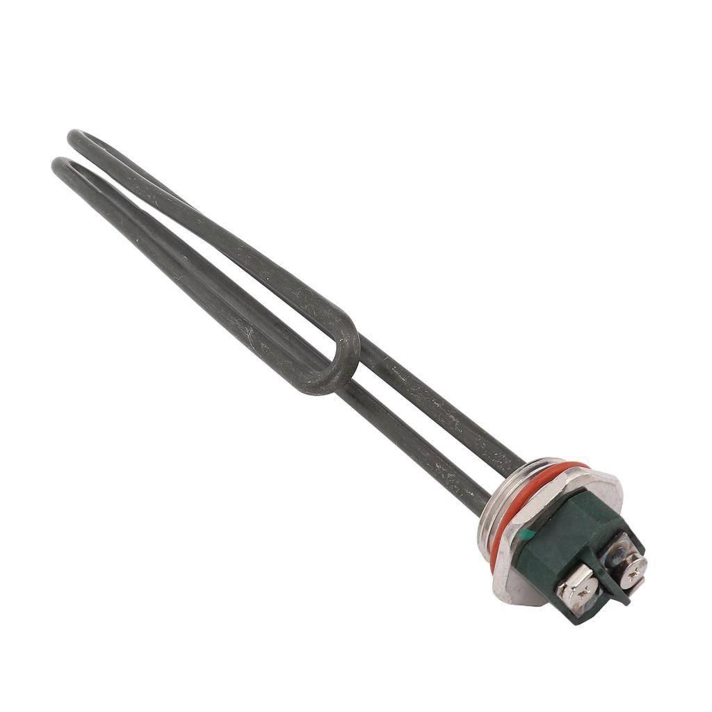 120W Electric Heating Tube 1-1/4 Inch Threaded Type Folding Thermostat Tube for Hot Water Tank and