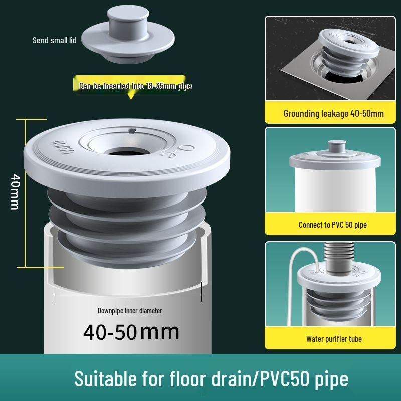 

Силиконовая заглушка для кухонного слива и стиральной машины - Крышка против запаха
