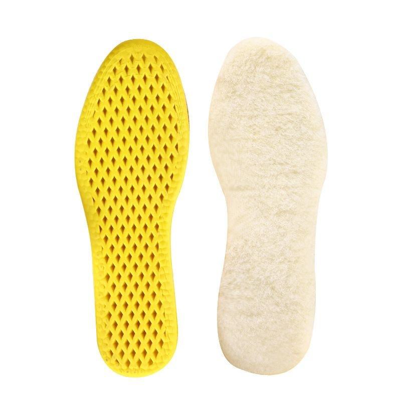 1Pair Thicken Thermal Shoes Pads for Women Men Winter Warm Plush Insoles Self Heated Sports Inserts Shock-absorbing Padding