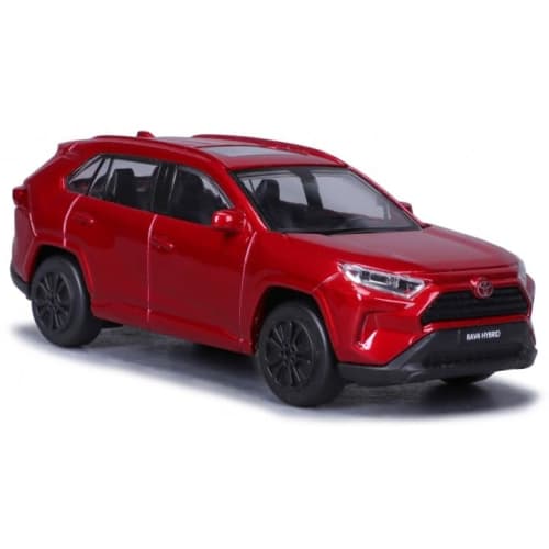 

Миниатюрная модель автомобиля Bburago в масштабе 1/43 Toyota RAV4 2022 (красный)