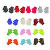 1 Pair Kids Gloves Exquisite Keeping-warm Children Gloves Practical Simple Clothes Accessory with Solid Color for Winter Wear