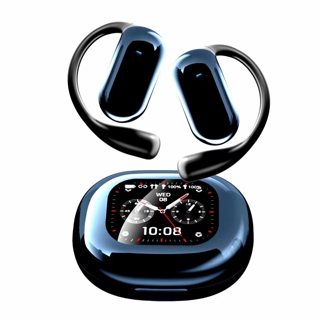 

Трансграничные лидеры продаж, подвесные наушники-вкладыши с ЖК-дисплеем и полноцветным сенсорным экраном Q16Pro, шумоподавление, спортивные, сверхдлинные небесно-голубой