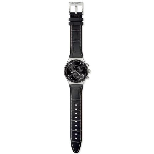 Swatch CARBONIUM DREAM New Irony Chrono YVS495 Men's Watch, Black