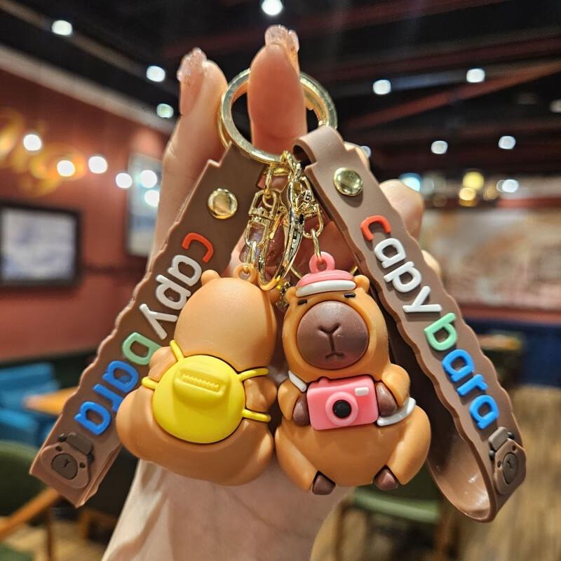 Capybara Keychain Bag Pendant 10-Pack