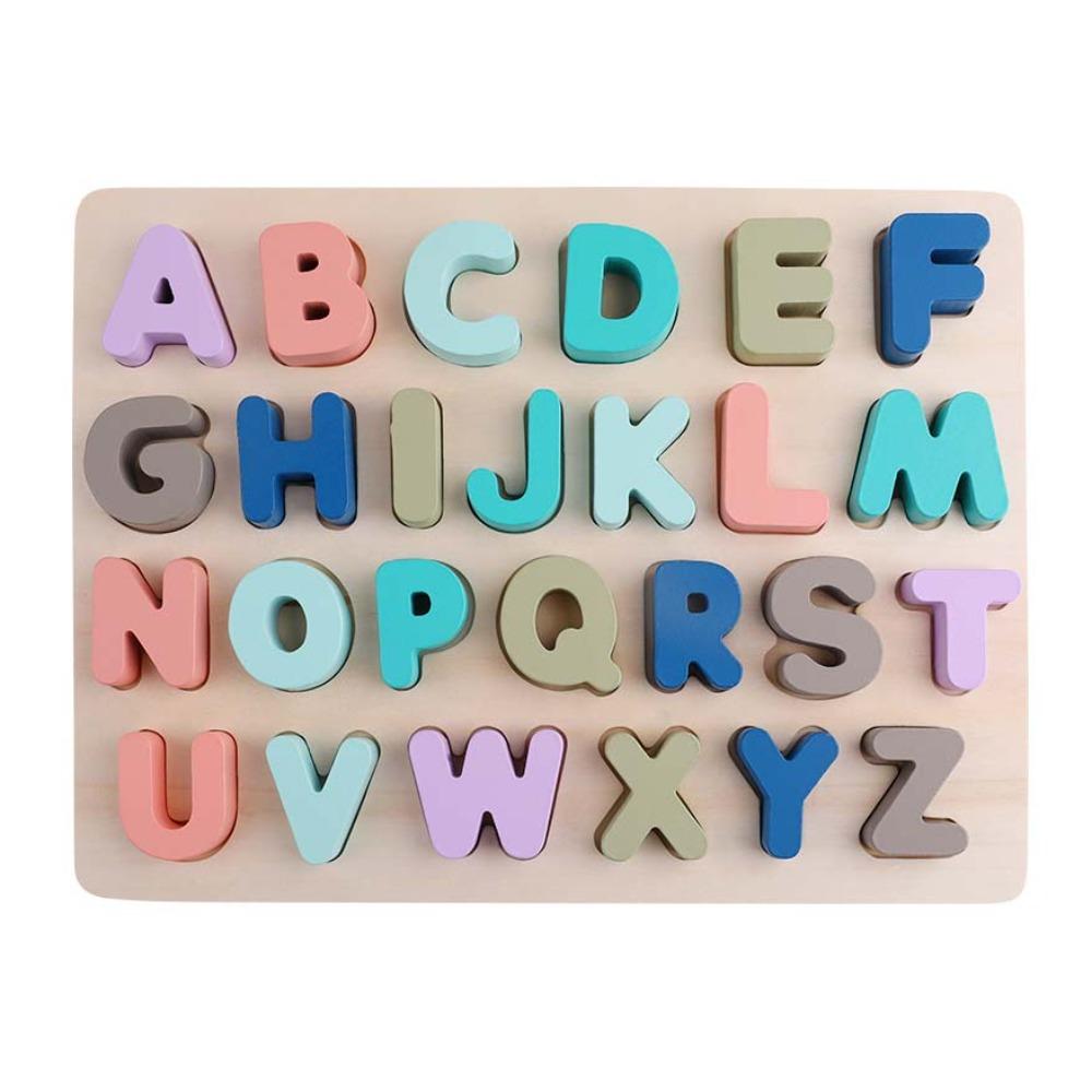 Early Education Alphabet Number Puzzle Matching Games Kids Puzzle Toys Birthday Gift