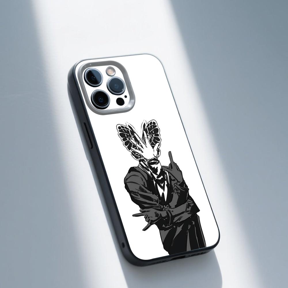 

Limbus C-Company Quixote Butterfly Phone Case For iPhone 16,15,14,13,12,11,Pro,Max,Plus,X,XS,SE,E,Mini,Soft Silicone Black Case iPhone11PRO