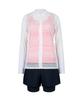 Lenomasuyeongbog Women'S Crochet Rash Guard Set Coral Rn-Ls2F526-Cr