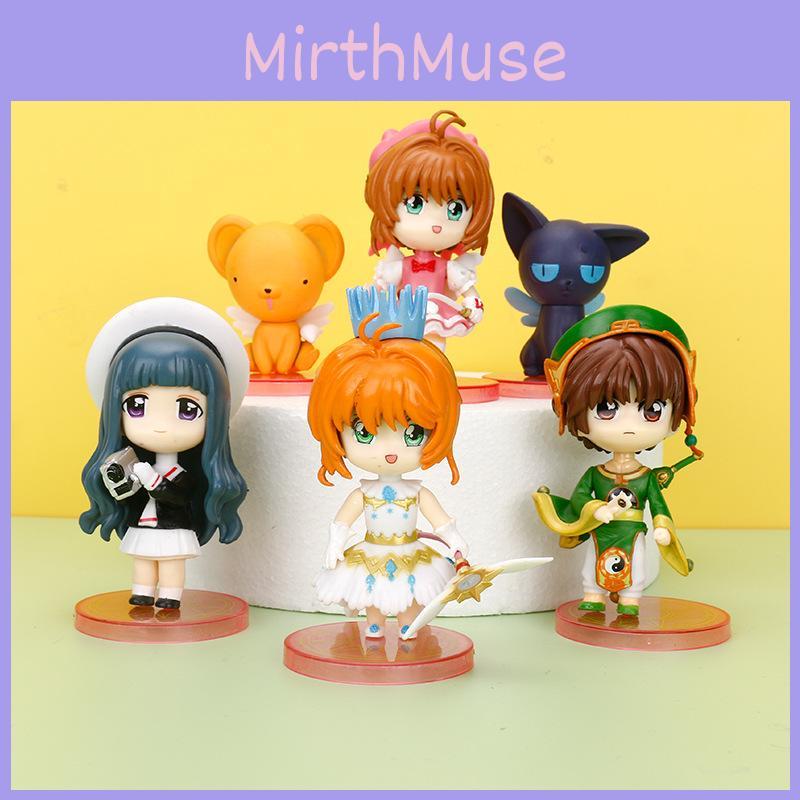 Delightful Pvc Cardcaptor Sakura Anime Figures For Cake Decoration With Six Stylish Options