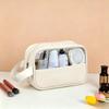 PVC Transparent Waterproof Travel Makeup and Toiletry Bag - Portable, Large Capacity Storage