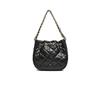 TATA Quilted Diamond Pattern Shoulder Bag