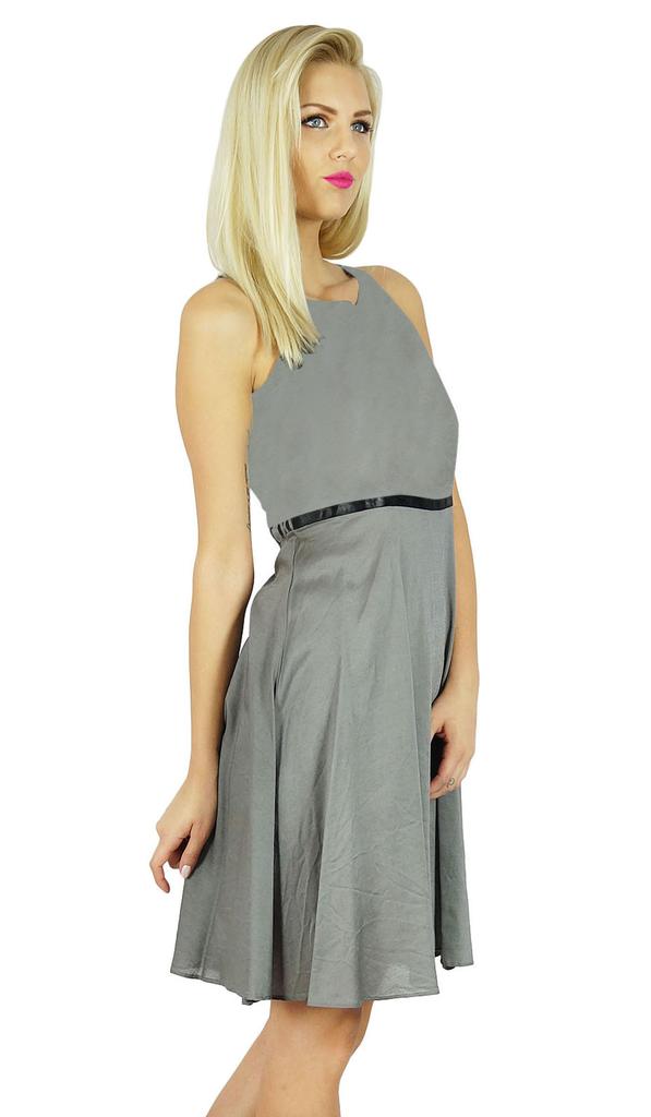 Bimba Women Knee Length Cotton Shift Dress Summer Casual Clothing