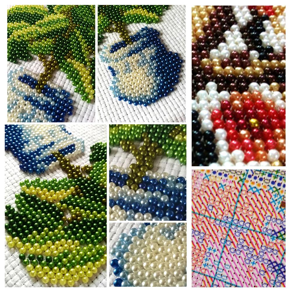 Full Embroidery Beads Printed 11CT Landscape Cross Stitch Kit Home Art Decor