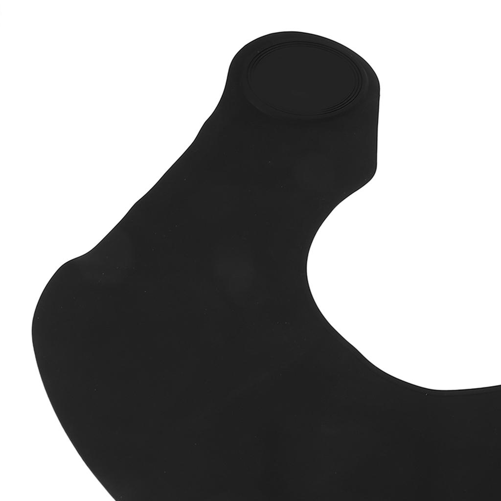 Haircut Neck Collar Soft Silicone Waterproof Hair Coloring Dyeing Neck Shawl Wrap for Barber Shop