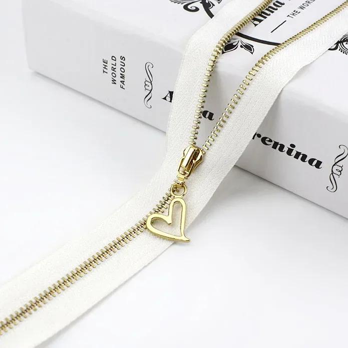 3Pc Meetee 15-70cm 3# Metal Zippers Auto Lock Zip for Clothes Purse Pocket Zipper Closures Repair Kit DIY Bag Sewing Accessories