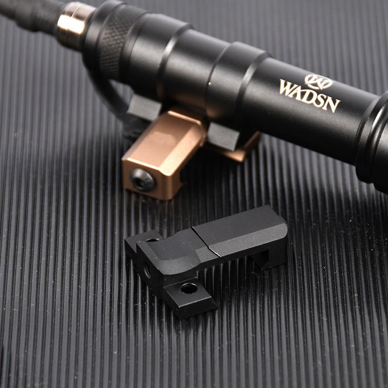 Tactical 20mm MLOK Picatinny Rail Quick Release Mount Base for M300B M600B Scout Flashlight,ARIS T-shaped Flashlight Base