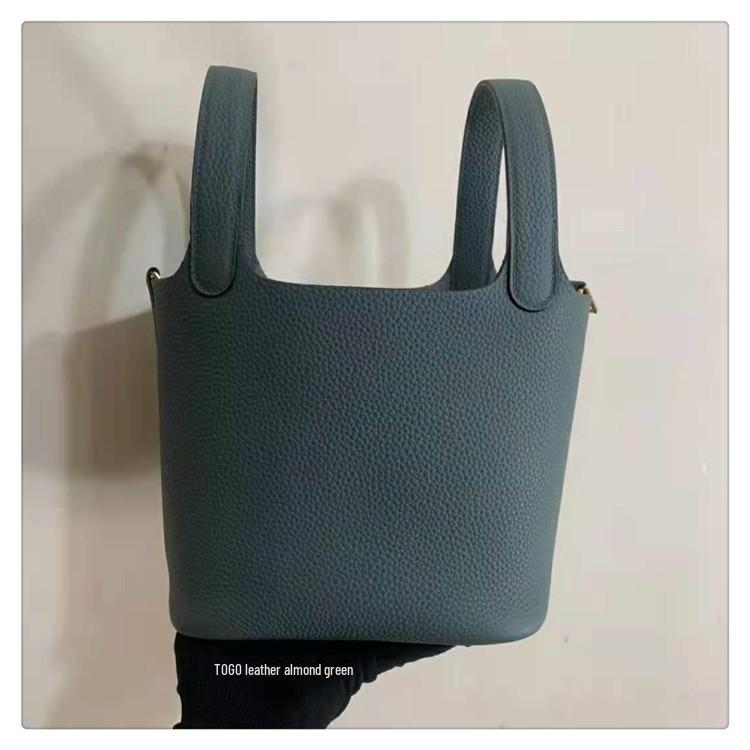 

Женская сумка-ведро нового стиля 2024 года из натуральной кожи TOGO с замком 18