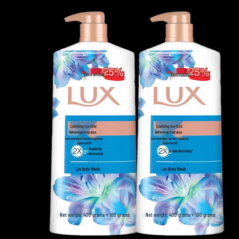 LUX Refreshing Fragrant Shower Gel - Sparkling Ice Cool Twin Pack