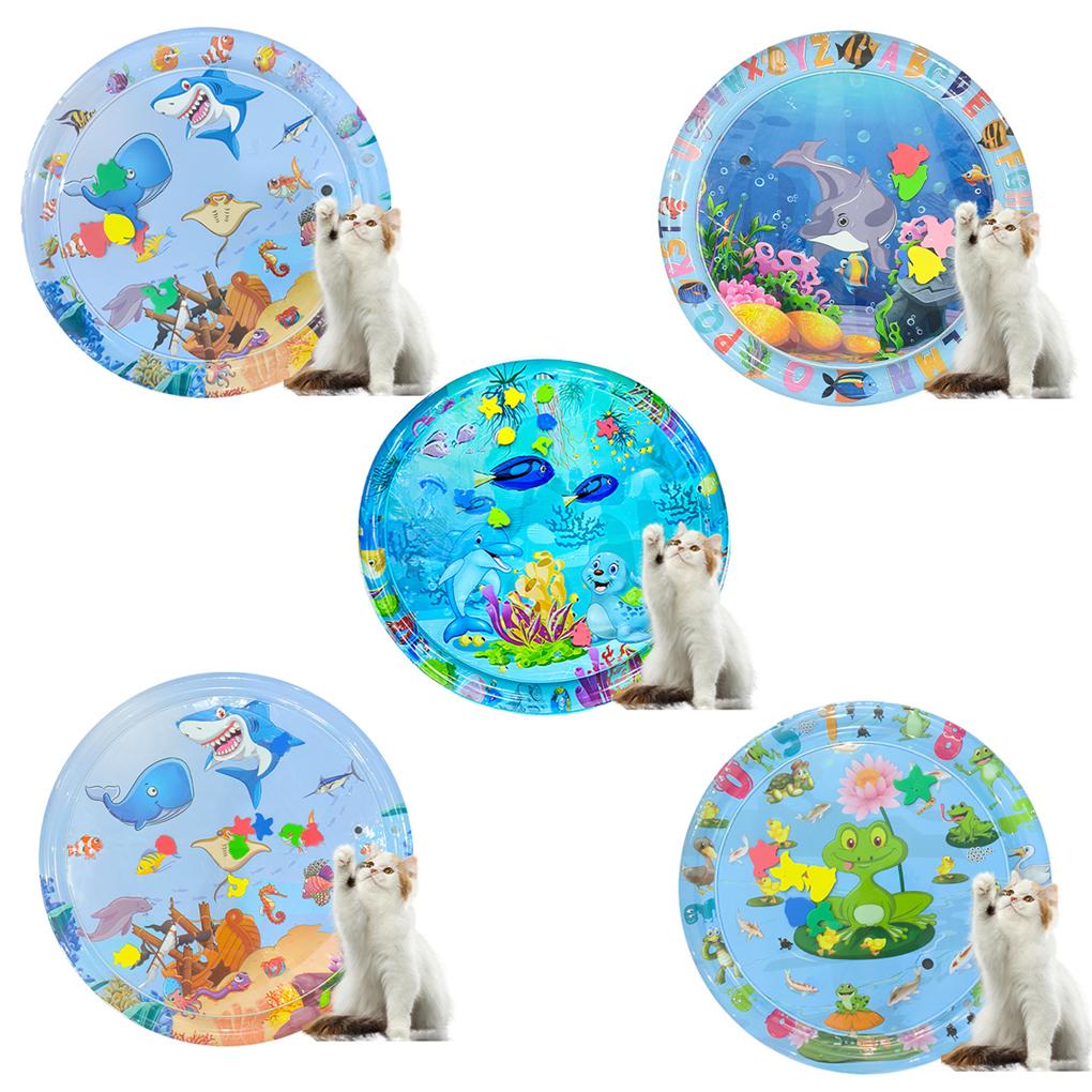 Katzen- und Hundenest Klettermatte Spielzeug Cartoon-Muster Klopfmatte Sommer Haustier Klettermatte