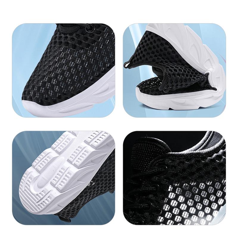 Women Leather Dance Shoes Soft Soled Middle Top Practice Dance Shoes Jazz Dance Shoes Dance Mesh Sneakers