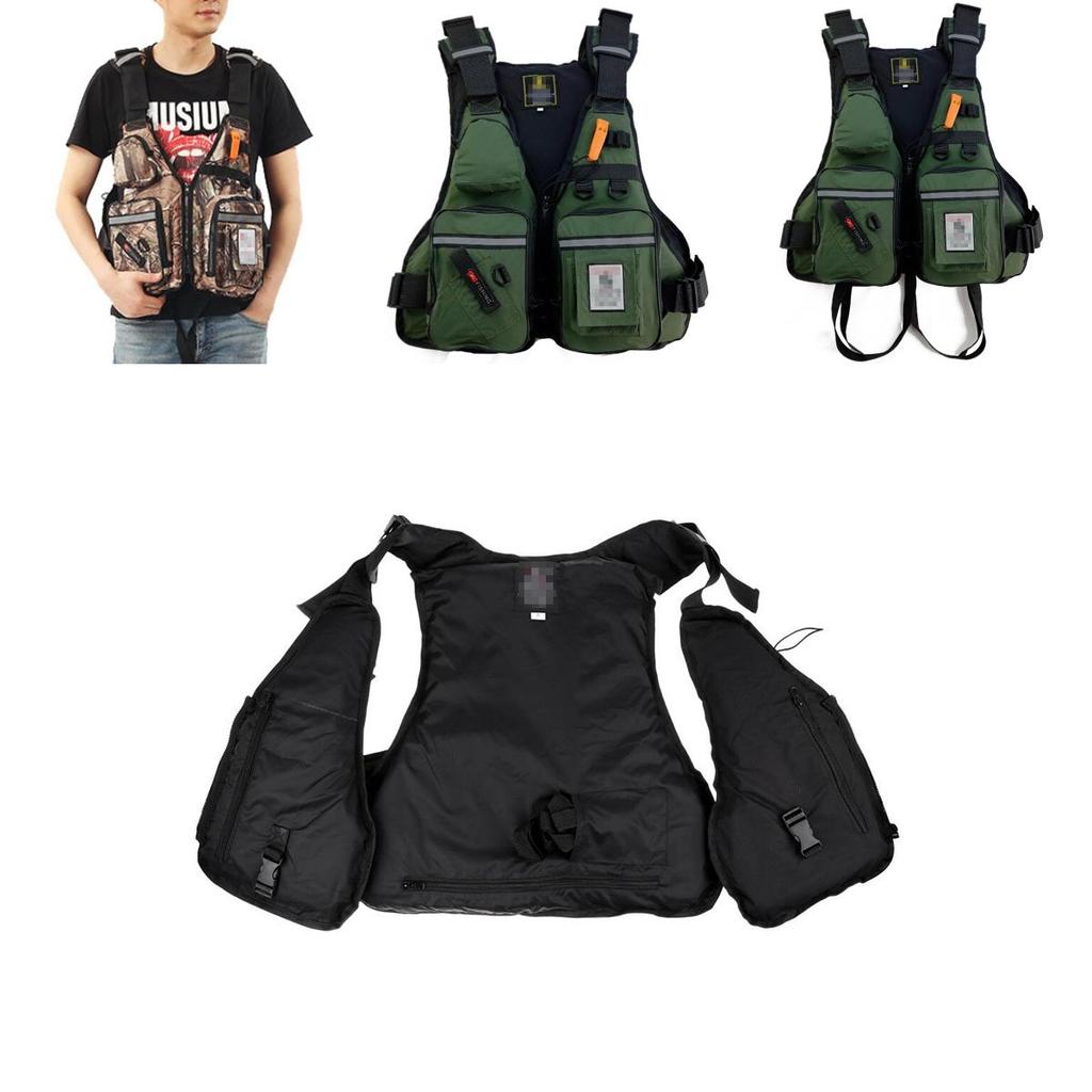 Adjustable Adult Buoyancy Sailing Kayak Canoeing Fly Fishing Life Vest Jacket