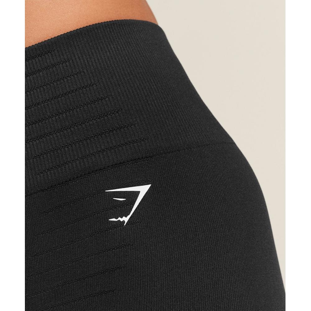 Gymshark Steel Seamless Shorts Gs Black B6b3p Bb2j