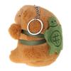 Mini Plush Capybara Charm Keychains Sweet Cute Pendant Car Keyring Backpack Decoration Fashion Jewelry for Women Girl
