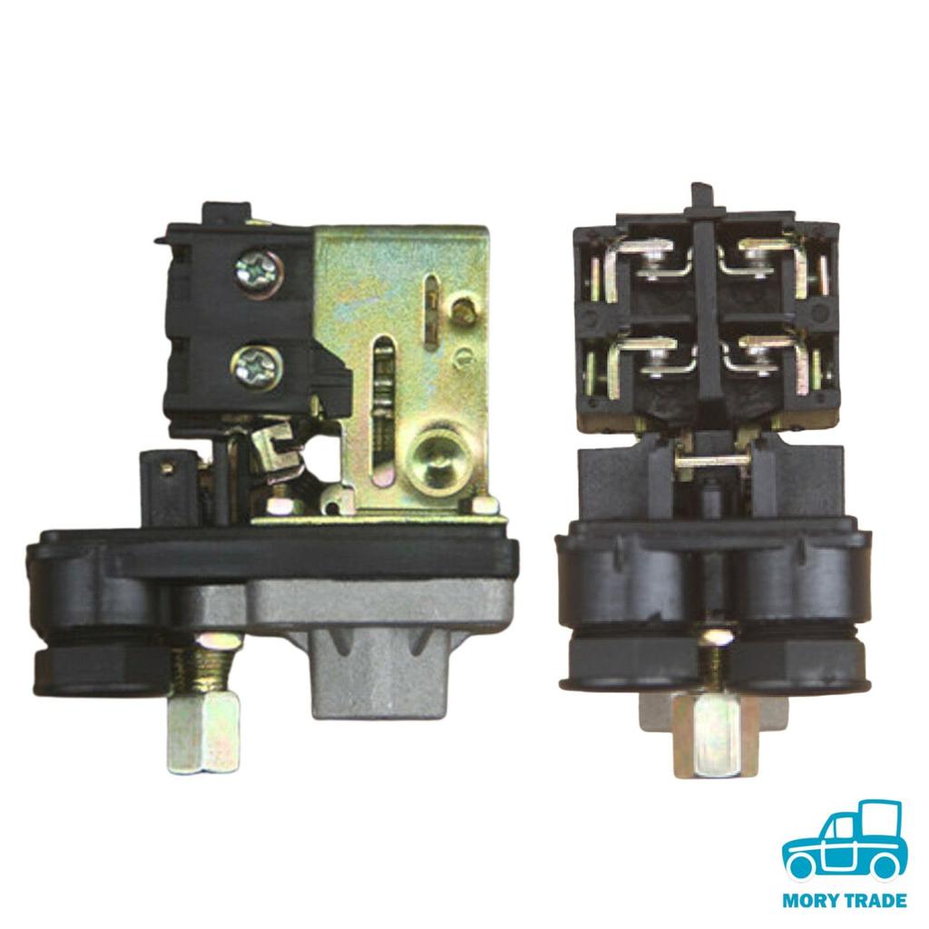 morytrade Air Compressor Pressure Switch, 1 Port, AC220V, 15A, 0.6-0.8MPa, Automatic On/Off