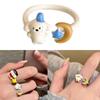 Fashionable Animal Shaped Adjustable Rings Lovely Cartoon Cats Dog Jewelry Special Gifts for Her Him Stylish Outfits