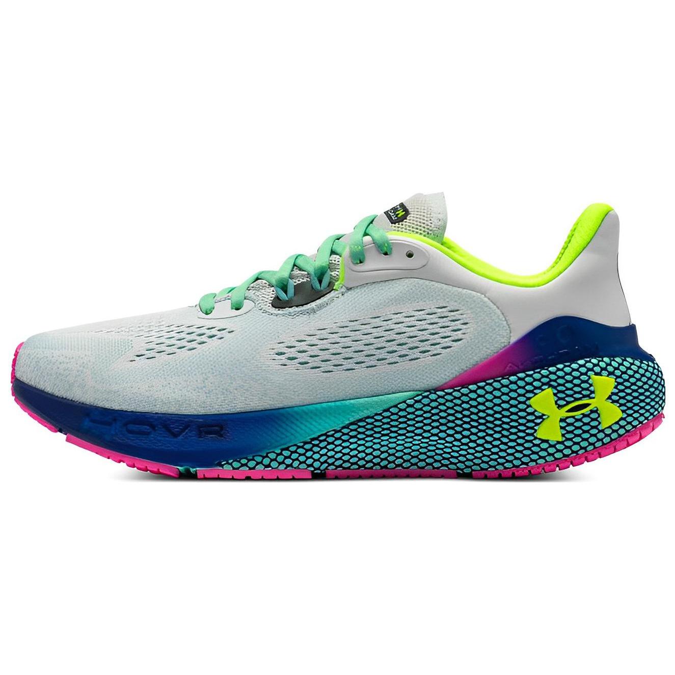 

Under Armour HOVR Machina 3 Mesh, Textile Low top Casual Running Shoes Men s Gray Green 3026497 -100 41