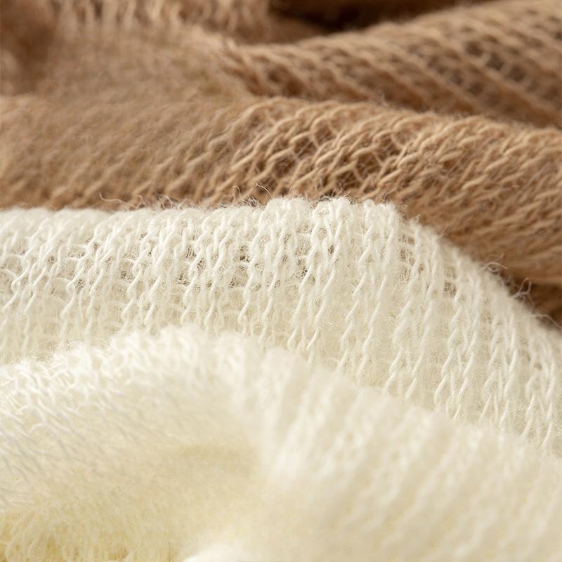 Ballet-style Calf Socks for Women In Summer, Thin Pure Cotton Slimming, Mesh Breathable, Grey Long Pile Socks