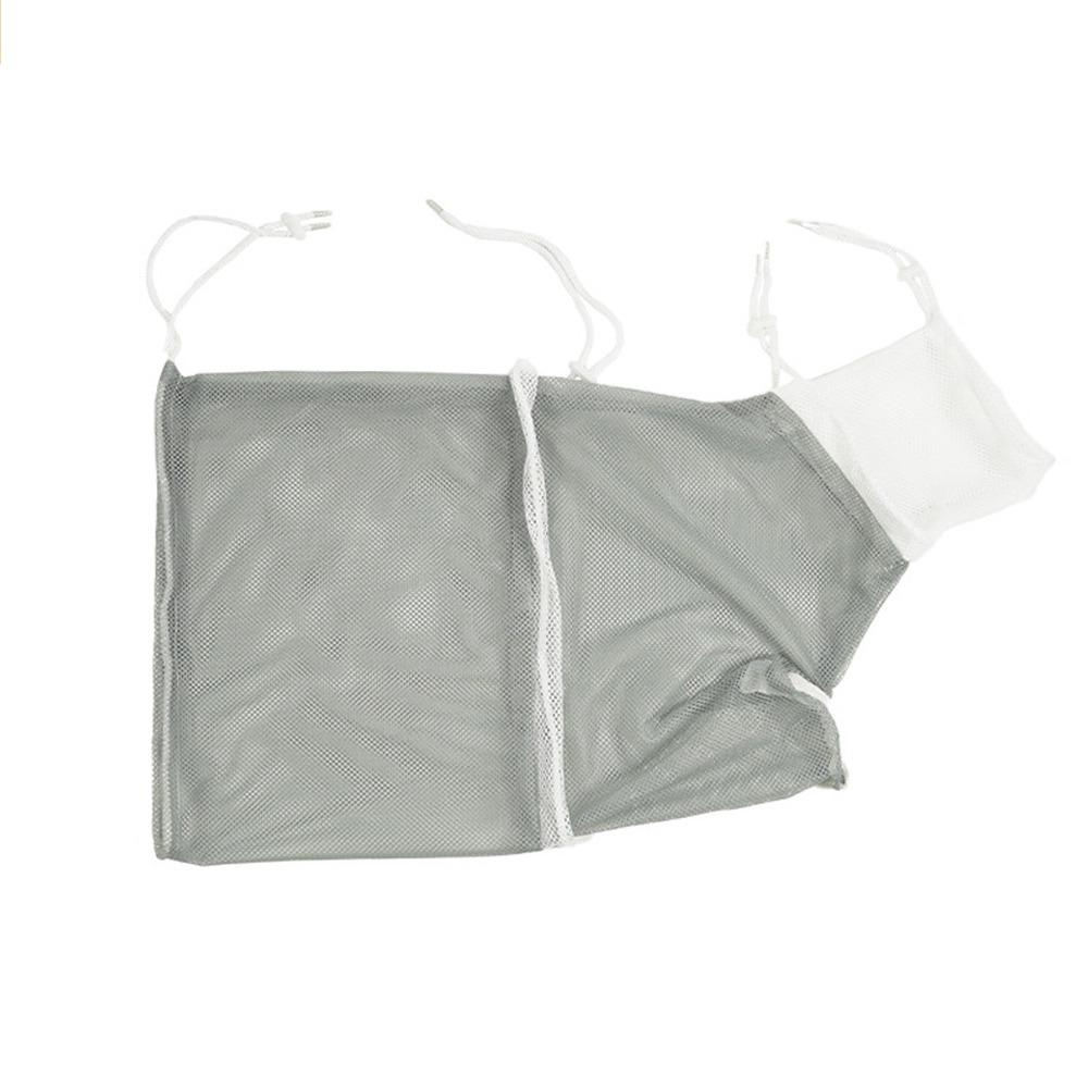 

Anti Scratch Cat Washing Bag Breathable Mesh Adjustable Straps Cat Grooming Bag Anti Bite Pet Shower Bag for Nail Trimming сірий