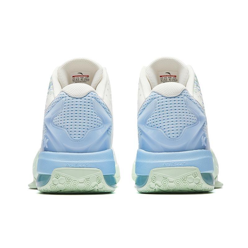 Anta KT3 Fire Thompson Professional Basketball Shoes Men Sneaker Paper-White Light-Pink-Blue 912541604-1