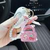 Rhinestone Keychains For Women Fancy Bling Rhinestone Car Keychain Bag Charm Fashionable Bag Key Chain For Travel Holiday